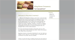 Desktop Screenshot of kingkonecreamery.com